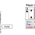 Mit diesem Rechner kannst Du die Wahrscheinlichkeiten (Equity, Odds) im Texas Holdem Poker online berechnen. Einfach unter 1) das Spiel einstellen (Standard ist Texas Holdem) und die Anzahl Spieler wählen […]